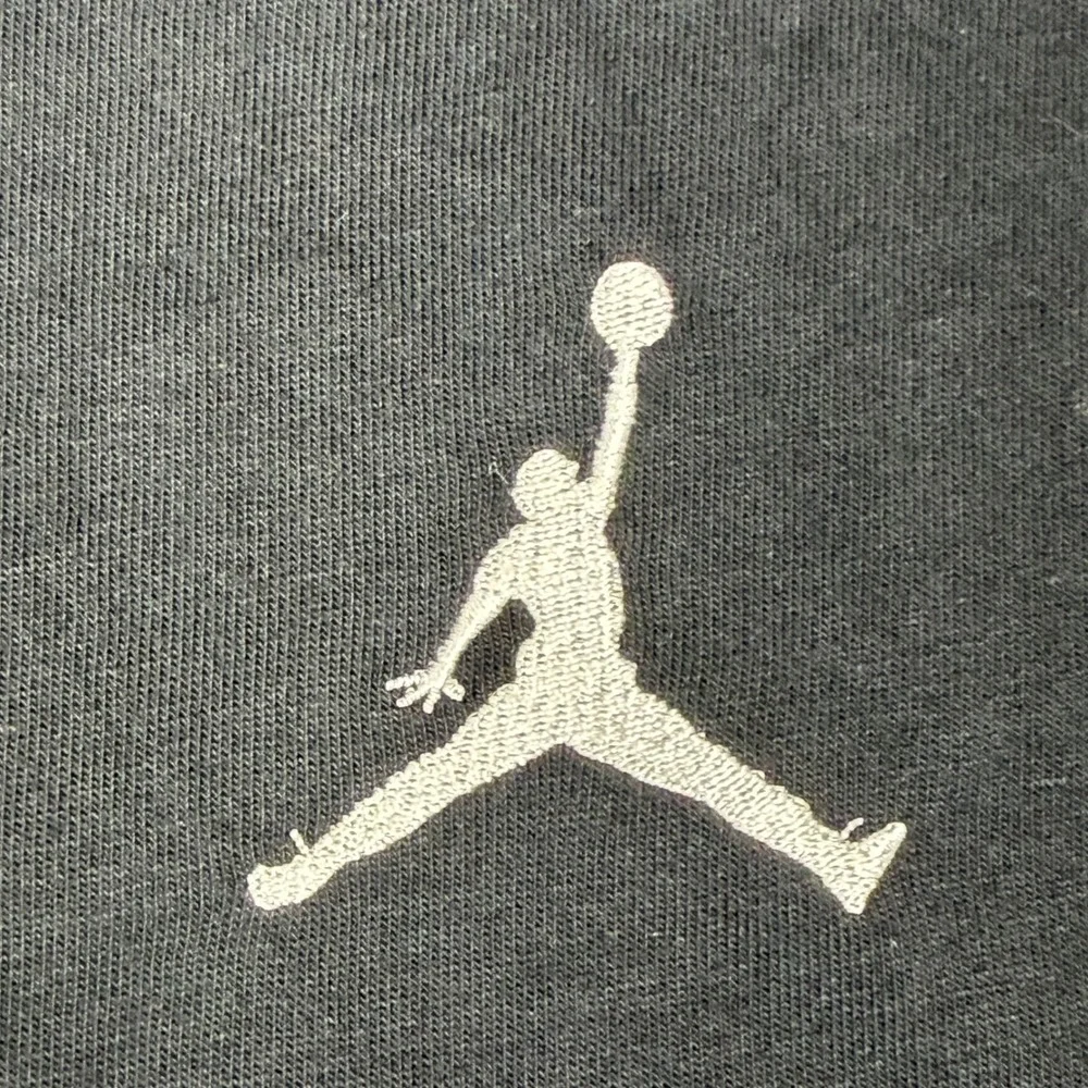 Jordan Mens Jumpman Embroidered T-Shirt Black DC7485-010 Medium NWT